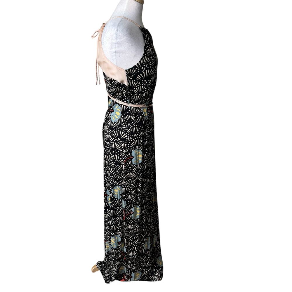 HOSS INTROPIA Printed Halter Maxi Dress Size Small - Picture 2 of 9